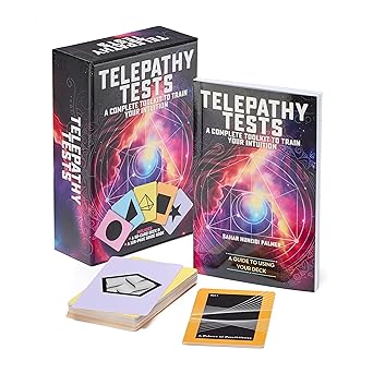 Telepathy Tests Book & Card Deck: A Complete Toolkit to Train Your Intuition
